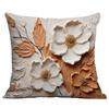 New Flower Pillowcase Imitating Three-dimensional Oil Painting Style Creative Floral Home Living Room Sofa Cushion Pillowcase