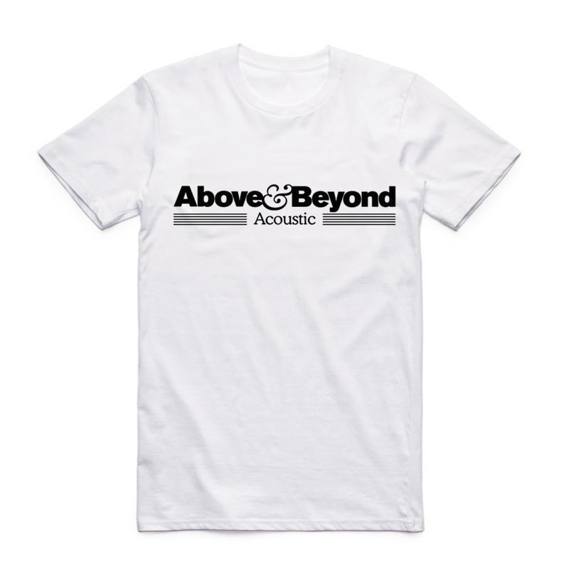 2019 Fashion Men Print Above & Beyond Design T-shirt O-Neck Short Sleeves Summer Dj Trance Music Hipster Cool Streetwear Top Tee