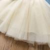 Spring Long Sleeved Dress Girl Denim Blue Dress Tutu Dress Kids Send Bow