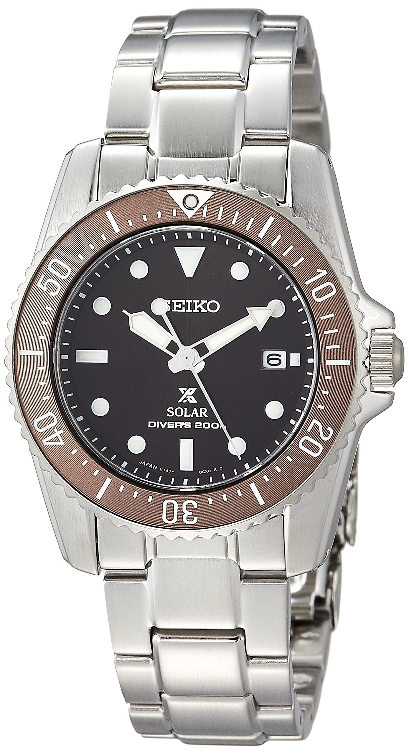 

[Seiko Watch] Дайверський годинник Prospex DIVER SCUBA Solar SBDN071 чоловічий срібний
