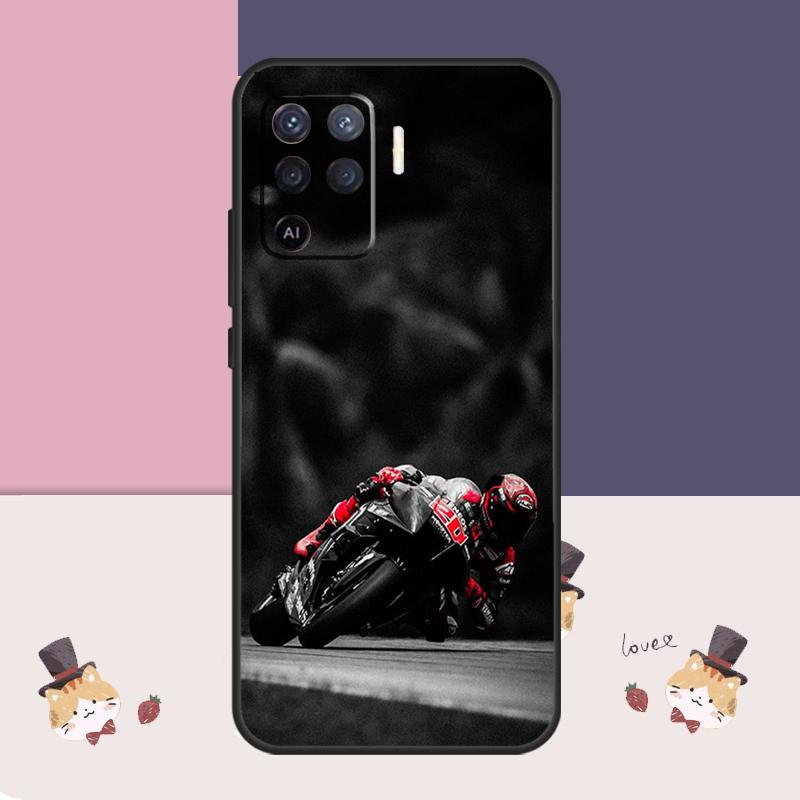 Moto Fabio Quartararo Case For Oppo A76 A96 A16 A60 A98 A58 A78 A18 A38 A80 A40 A77 A57 A17 A74 A54 A94 A15 A5 Pro