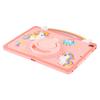 Tablet Case For iPad 10.2 (2021)/(2020)/(2019)/Air 10.5 inch (2019) Handle Rotating Kickstand Unicorn Silicone Cover