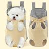 Mesh Cat Dog Carrier Bag Front Leg Out Hands-Free Dog Shoulder Handle Bags Breathable Adjustable Pet Double Shoulder Backpack
