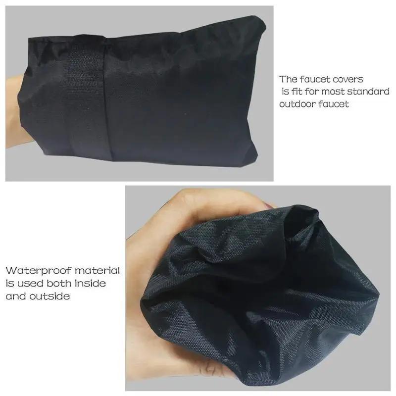 Outdoor Faucet Cover Anti-Freeze Hose Bib Water Faucet Protector Frost Protection Cover Winter Saving Tap
