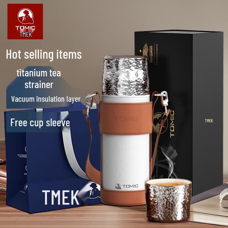 

TOMIC 420ml Portable Insulated Tea Mug