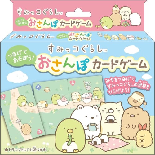 Hanayama Sumikkogurashi Connect and Play! Walking Card Game, Ages 4 and Up