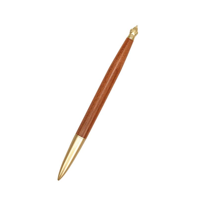 

Деревянные выдвижные ручки-роллеры по знакам зодиака, ручки для подписи, для бизнеса, шариковые, винтажные, подарочные