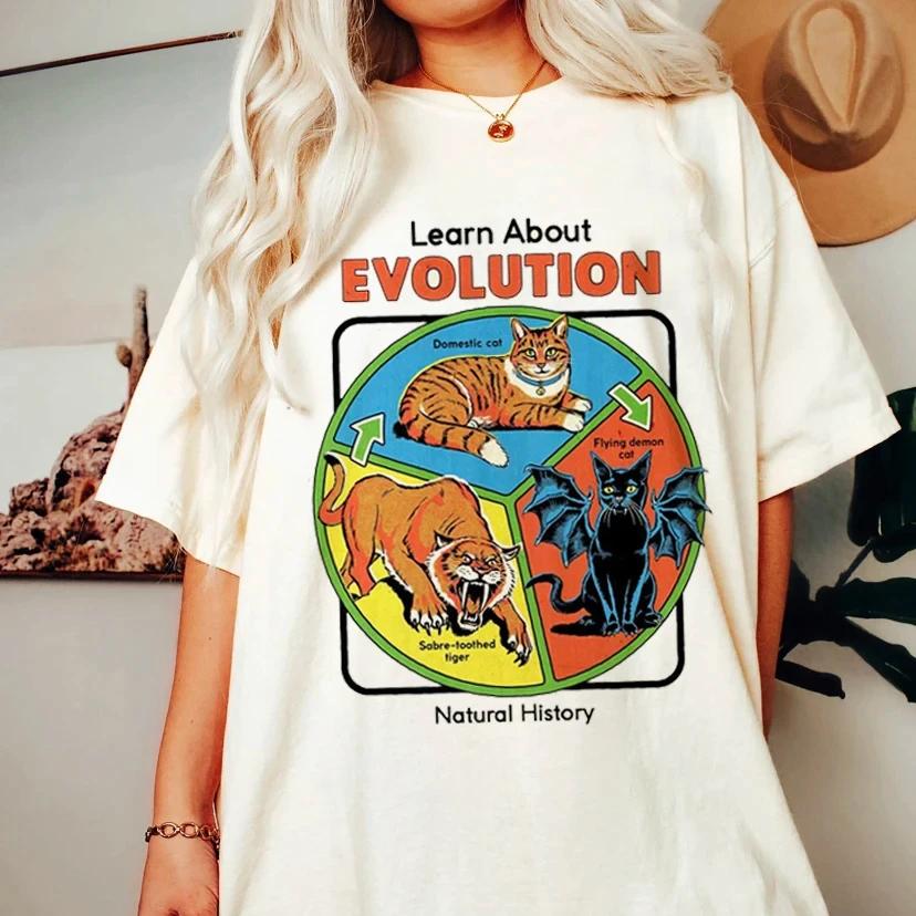 Tee Satan Devil Tshirt Horror Devil Retro Tshirt 2024 Unisexs Classic Horror Cartoon Top Harajuku Casual White Tshirt