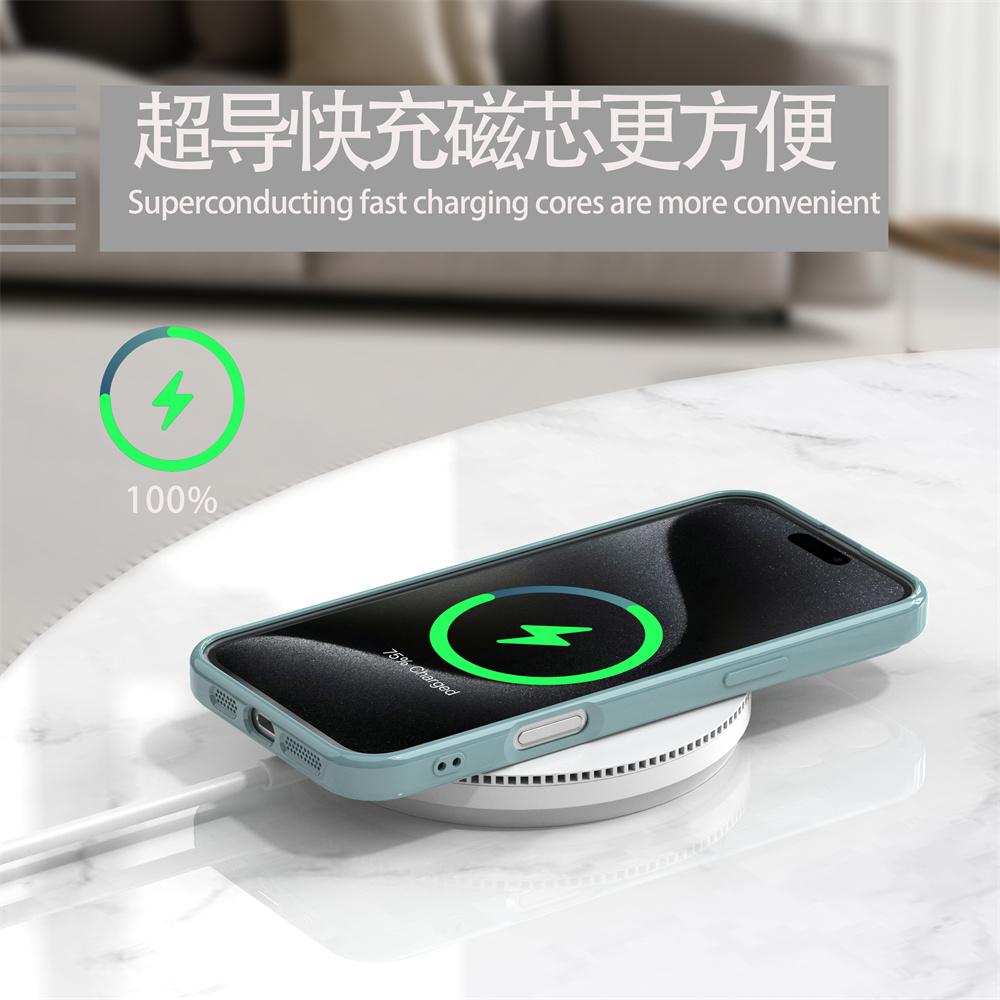 Liquid Silicone Magsafe Phone Case For iPhone 11 12 13 14 15 16 Pro Max 7 8 XS Magnetic Wireless Charger Shockproof Bumper Cover