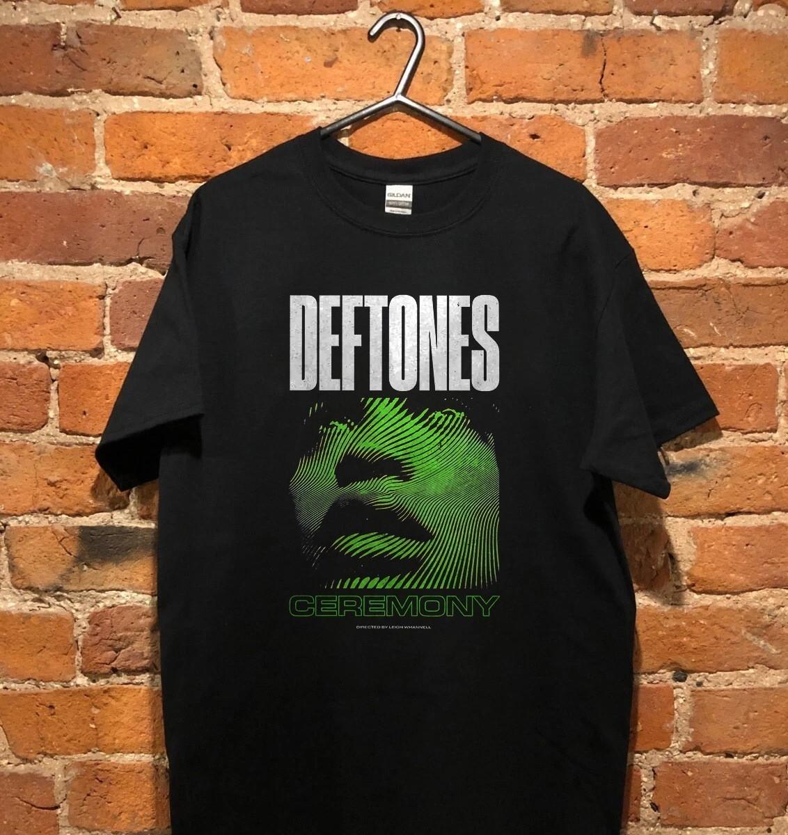 HOT! DEFTONES CEREMONY Retro Black Heavy Cotton T-Shirt XXXXL