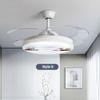 Intelligent Variable Frequency Integrated Ceiling Fan With Light Bedroom Invisible Silent Fan Light Simple Ceiling Fan Lamps With Remote Control