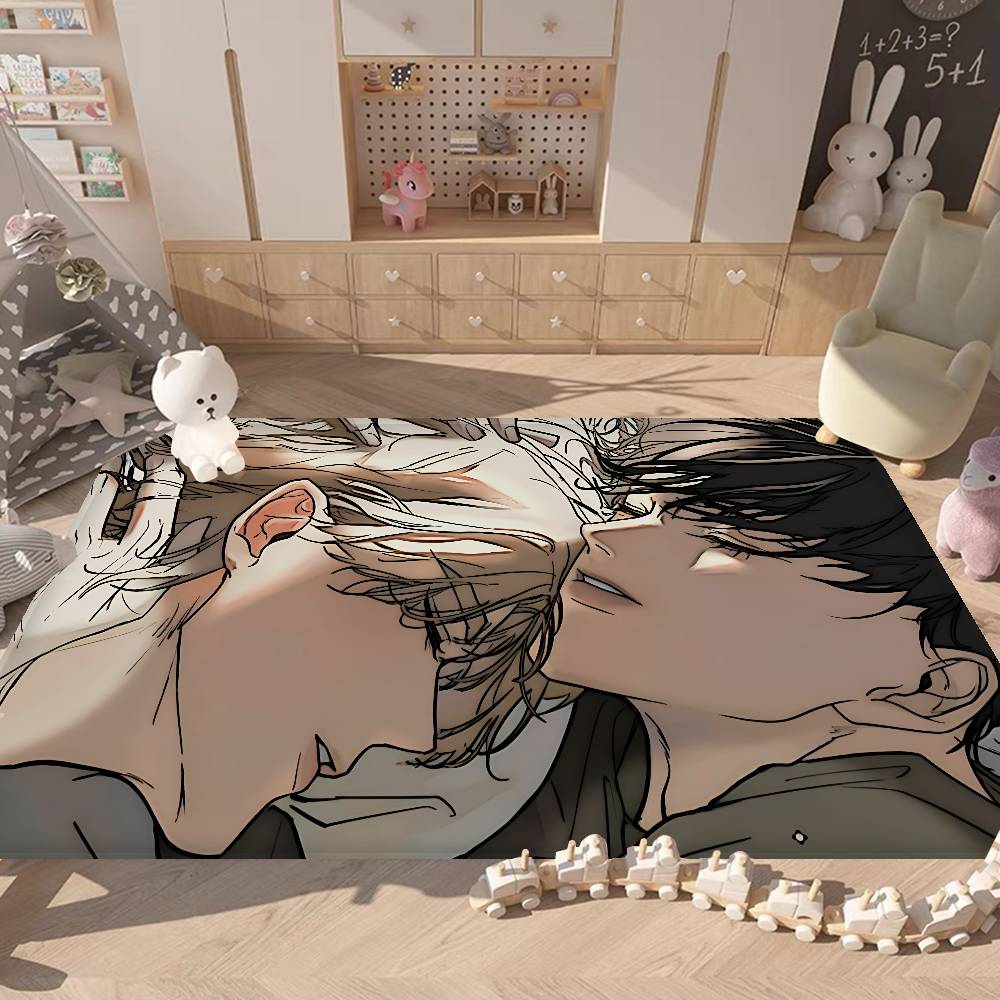 

Low Tide In Twilight Anime Room Mats Retro Multiple Choice Living Room Kitchen Rug Non-Slip Welcome Rug 40x60cm