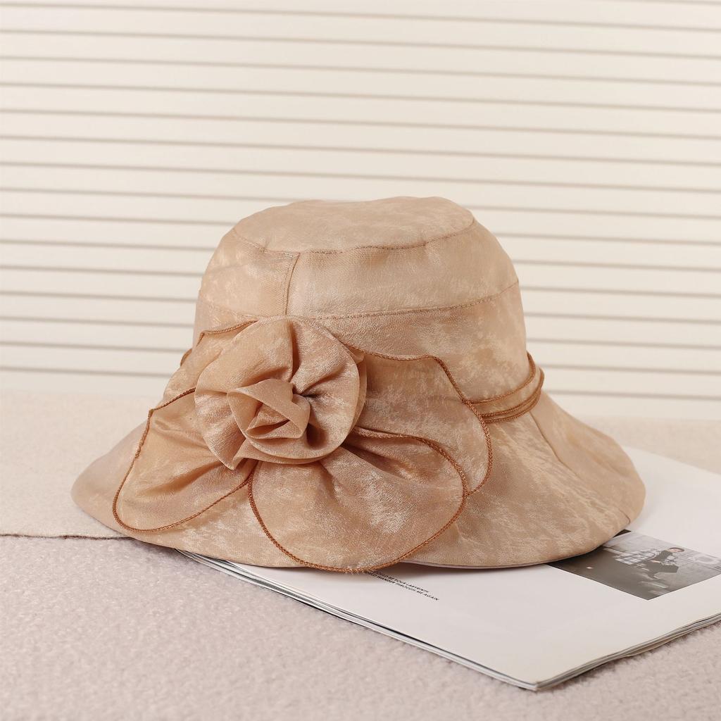 Buta Eaves Sun Protection Hat UV Protection Sun Hat Hat Ladies Summer Silk Hat PT