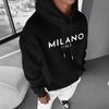 2025 European-American Autumn/Winter Casual Hooded Sweatshirt - Loose, Slimming, Warm, Comfortable, Printed Long-Sleeved Design