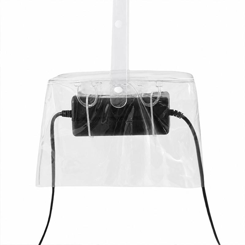 SEAMETAL EV Charger Rain Cover, Waterproof Dustproof Bag for Electric Motorbike, Portable PVC Outdoor Charging Plug Protector Sleeve