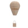 Woven Hot Air Balloon Handcrafted Exquisite Details Rattan Weaving Decoration for Kids Room Party Photo Prop