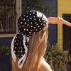 Dot Pattern Dot Print Square Scarf Silk Satin Silk Scarf New Head Scarf  Women