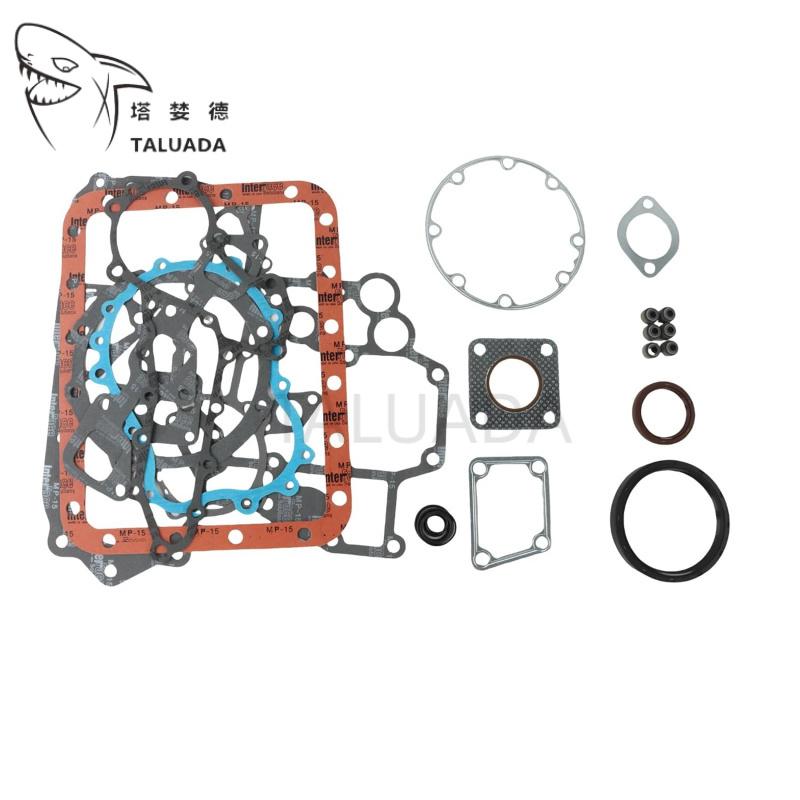 For D1703 Engine Gasket Kit Full Set Head Gasket Kubota D1703 D1703E L3300DT L35TL Bobcat 325C 328 329 Excavator Engine