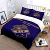 Set Biancheria da Letto con Logo AIK Set Biancheria Copripiumino Set Copripiumino Federe (1 * Copripiumino 2 * Federe, senza piumino)