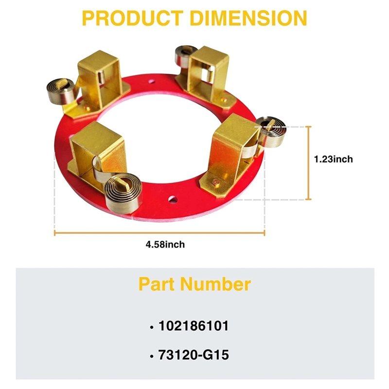 Superior-102186101 73120-G15 Golf Cart ADC Motor Kohlebürstenhalterung Für EZGO Electric TXT 640 835 Club Car 48V 3,3PS Motor