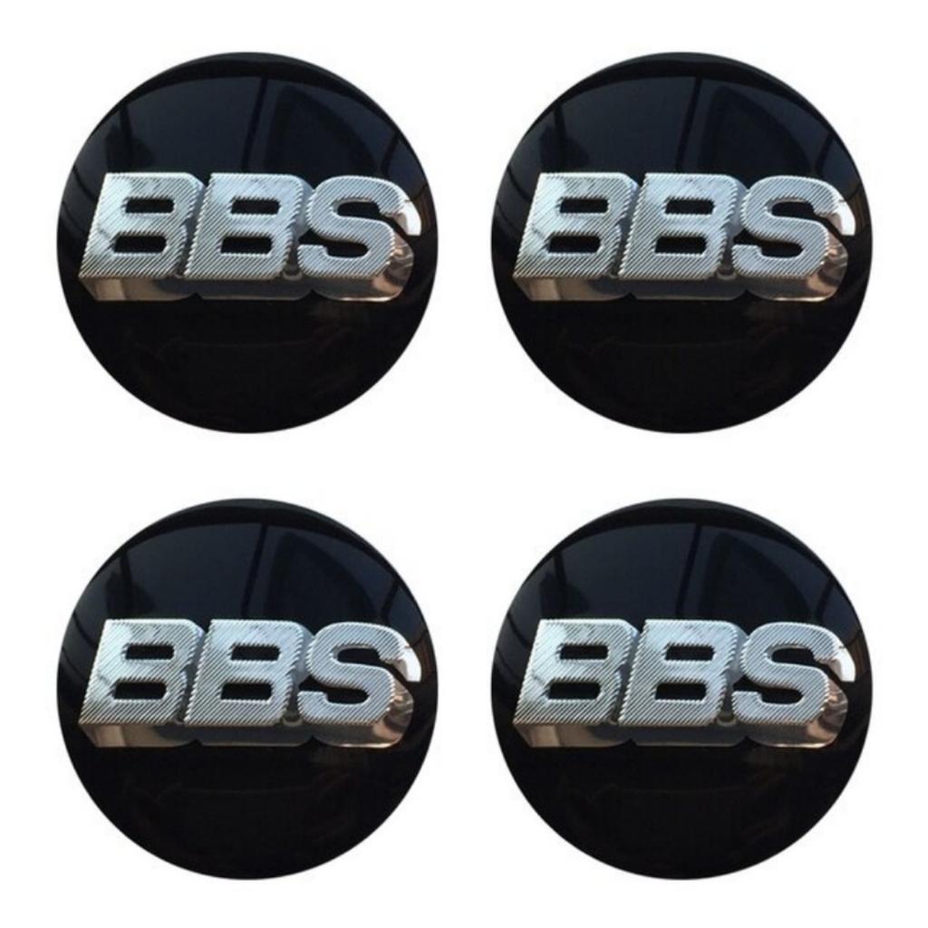 4 Pezzi 56mm 60mm 65mm 70mm 80mm Logo BBS Adesivi per Auto per Coprimozzi Ruota Auto Emblema Coprimozzo Cerchione Accessori Styling