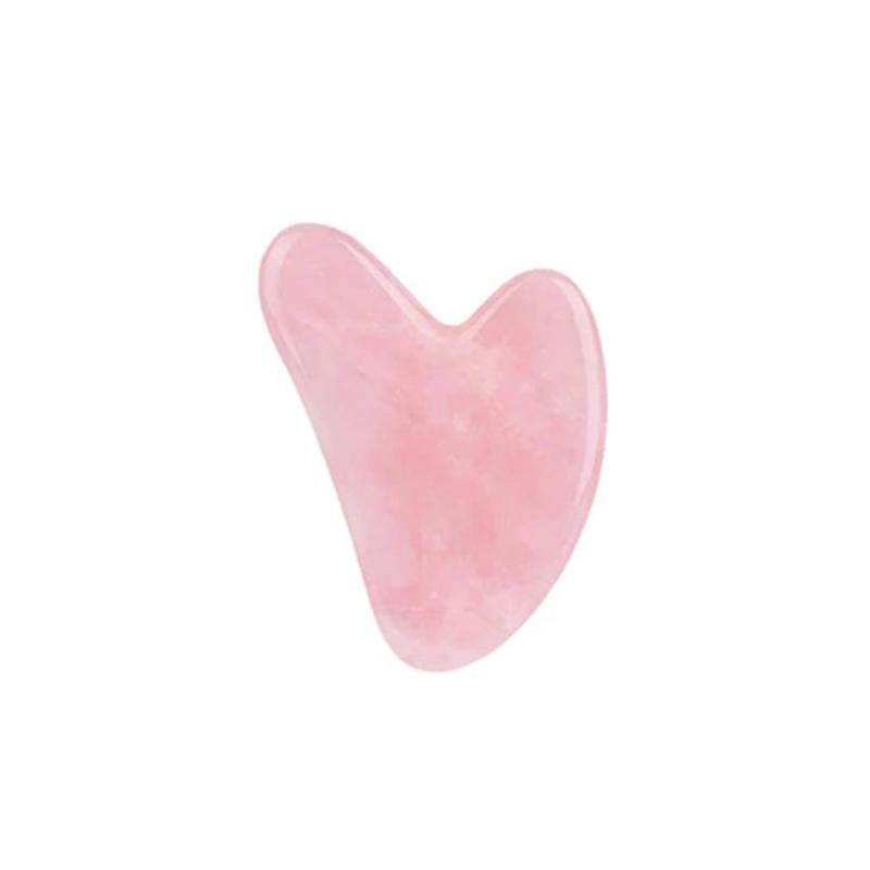 Rose Quartz Gouache Scraper Face Massage Roller Gua Sha Scraper Set Natural Jade Stone Jade Roller Massager For Face Box