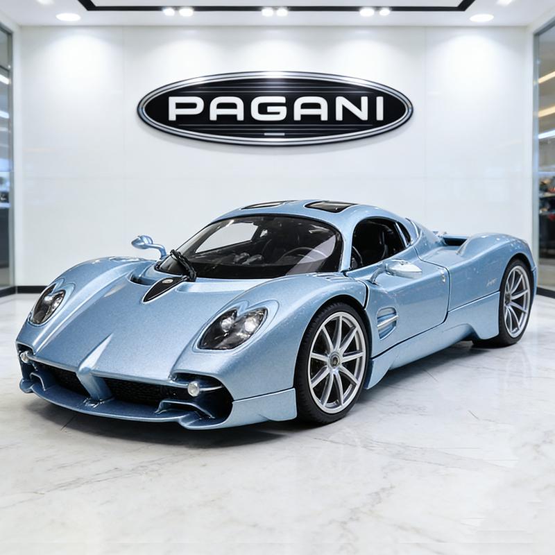 

WELLY 1:24 Pagani Utopia Supercar Alloy Car Diecasts & Toy Vehicles Car Model Miniature Scale Model Car For Children белый