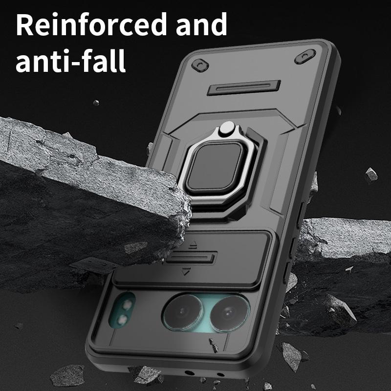 Armor Shockproof Case For OnePlus Nord 4 5G Protective Cover With Ring Magnetic Car Stand Holder Coque Fundas Capa