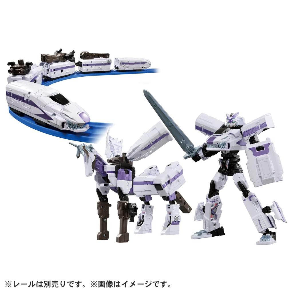 TAKARA TOMY Shinkansen Deformation Robot Shinkalion Z Dark Shinkalion Train Train Toy 3 years old and above Toy Safety Standards Passed ST Mark