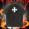 Maglietta Anime Fire Force Magliette Cotone Lavato Vintage Hip Hop Maglietta Uomo Estate Streetwear Uomo Donna Top Abbigliamento