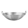 Zijin Heshi Commercial 304 Stainless Steel Stir-Fry Wok with Double Handles