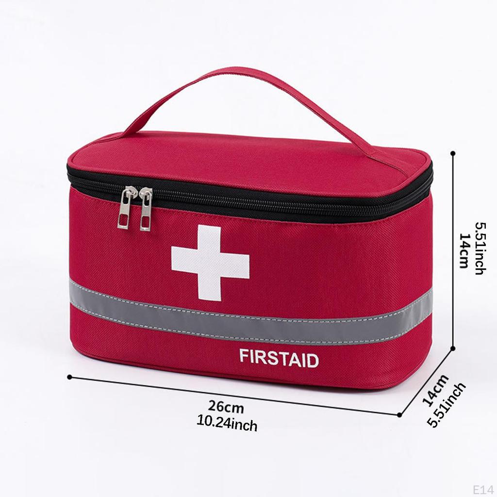First Aid Bag Emergency Storage Pouch Portable Professional with Handle Organizer Medical for