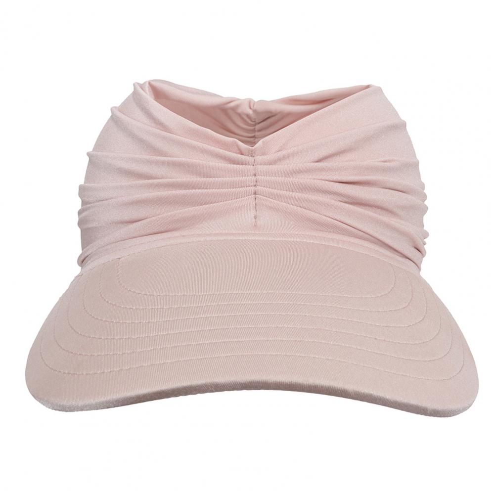 Sun Pleated Visor Hat Empty Top Baseball Sun Cap Ladies Sun Hats with UV Protection Beach Sun Hats for Women