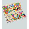 3 In 1 Wooden Puzzle Toy Color Shape Cognition Brain Games for Children Wood Jigsaw Puzzles Toys Tangrams for Children Kids