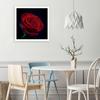 Canvas Print Red Rose Blossom