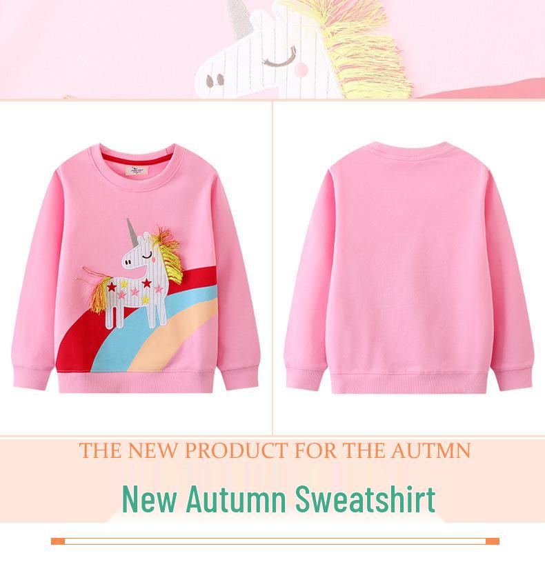 Felpa con Cappuccio Lunga da Ragazza Stile Europeo - Collezione Autunno, Top alla Moda Carino con Girocollo
