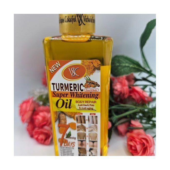 Huile Turmeric Super – Hydratante, Adoucissante & Clarifiante 200ml