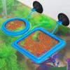 Aquarium Saugbecher Futterspender Aquarium Ring Futterspender Aquarium Station Schwimmendes Futter Tablett Futterspender Aquarium Zubehör aquarium