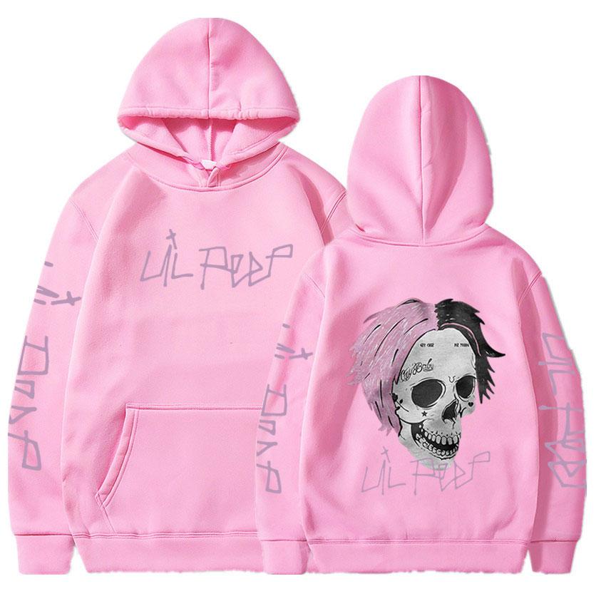 Raper Lil Peep Cry Baby Bluzy Męskie Ubrania Moda Vintage Hip Hop Luźne Bluzy Gotyckie Harajuku Bluzy z Kapturem Streetwear