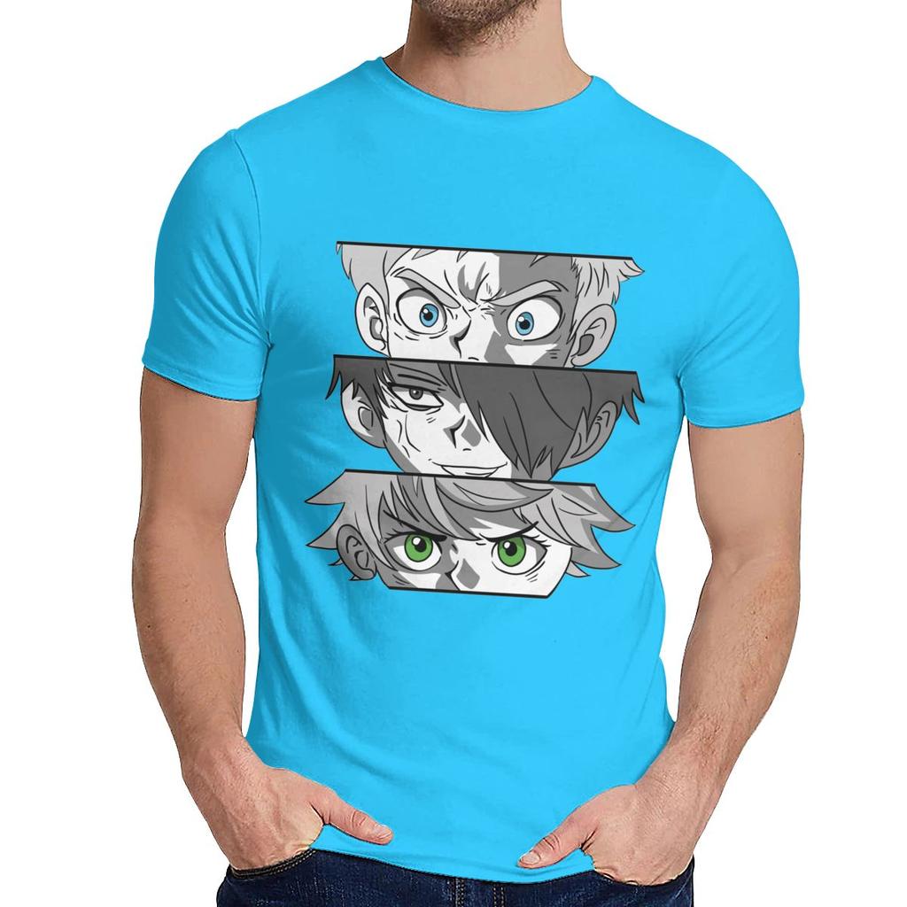 Für Mann T-Shirt Yakusoku No Neverland The Promised Neverland Weiches Sommer Rundhals Vintage T-Shirt