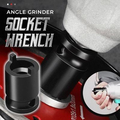 1 Pcs Angle Grinder Socket Wrench Black Pressure Plate Removal Thread Releases Adapter HMM