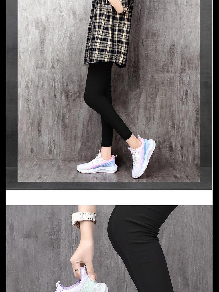 Women's 2024 Autumn Shock-Absorbing, Lightweight Mesh Running Shoes - Comfortable, Soft Sole Fitness & Casual Sneakers