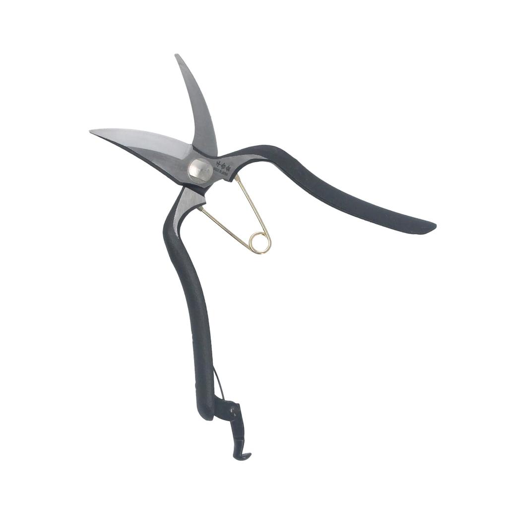 Senkichi Kin Slim Pruning Genuine 190mm Overall Cutting Thickness of Live Wood Type Shears, Forged, Length, (Approximately 10mm), Screw/Bolt