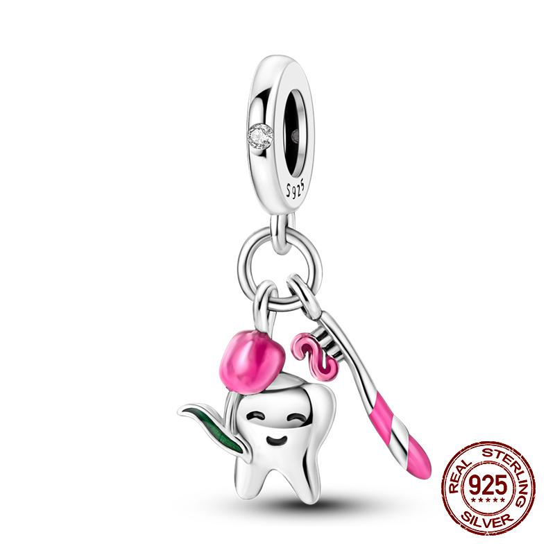 100 Copper Perfume Headphones Pink Princess Daily Charm Bead Charms Bead Charms Compatible With 3mm Authentic Bracelets Fine Do It Yourself Jewellery