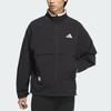 Adidas FW24 Webjacke Kleine Logo-Serie Wasserdicht Stehkragen Sportjacke Herrenjacken Schwarz JM3406