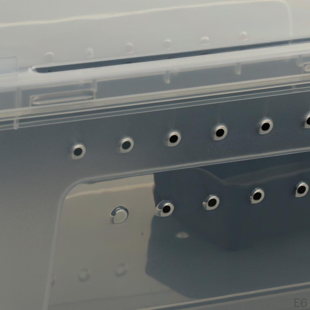 Pet Reptile Spider Breeding Box Transport Case Feeding Hatching Tank