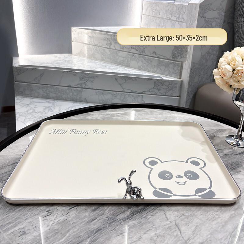 INS Style Plastic Rectangular Serving Tray