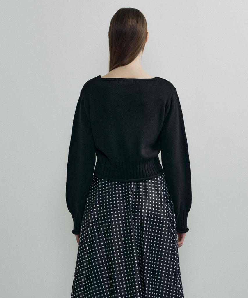 OCTETTE Cotton Waveneck Knit_2Color