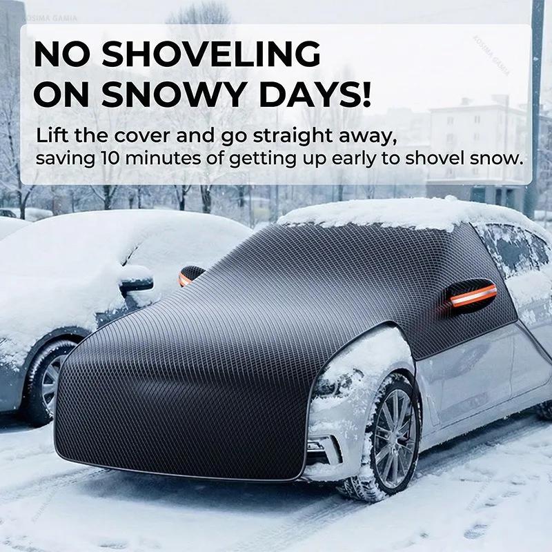 Xiaomi Thickened Car Windshield Snow Cover Frost Ice Shield Waterproof Windproof UV Sunshade for Sedan SUV Winter Auto Accessories
