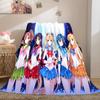 Coperta a tema cartone animato carino anime giapponese Sailor Moon Tsukino Usagi adatta per letti di casa, copridivani, pisolino in ufficio, coperte calde da esterno O5